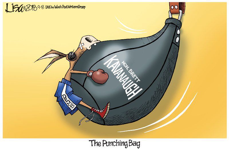 Punching bag punches back